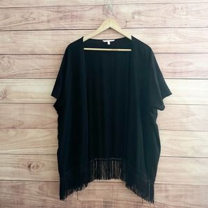 Victoria Secret black open kimono Size XS